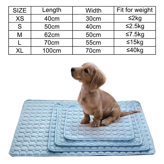 Breathable Cooling Pet Mat – Summer Bed for Dogs & Cats