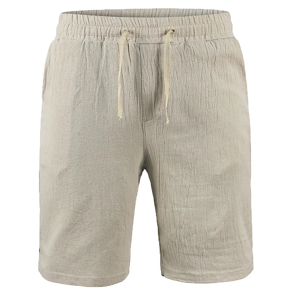 👖 Men’s Cotton-Linen Summer Shorts | Breathable & Stylish