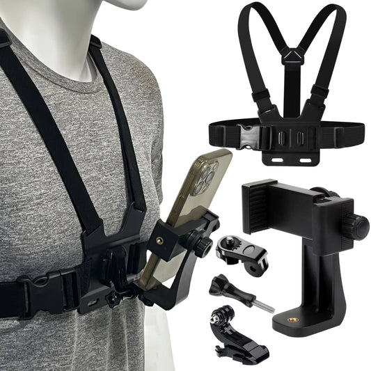 Phone Chest Strap Mount – Universal for iPhone & GoPro