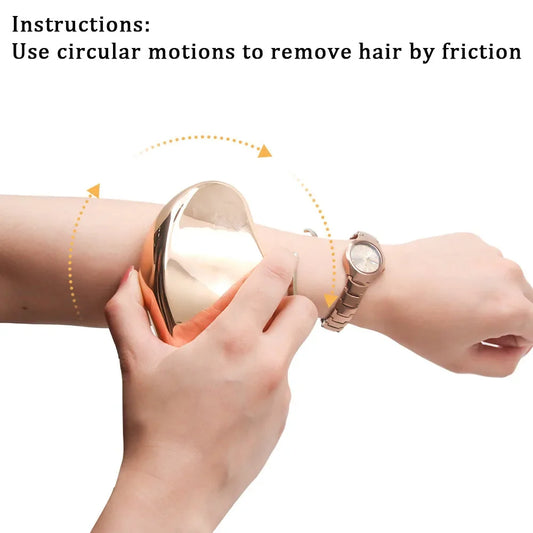 Nano Crystal Hair Remover – Manual Exfoliating Tool for Women