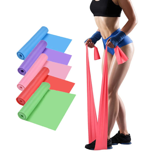 Natural Latex Resistance Bands Set – For Yoga, Pilates & Full Body Home Workouts