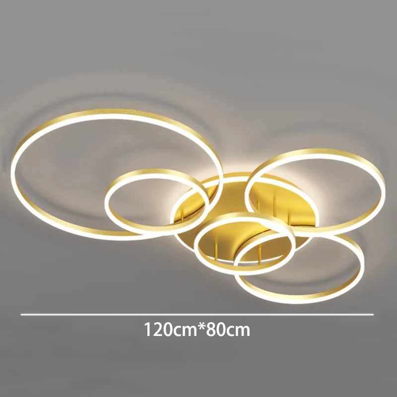 Nordic Smart LED Ceiling Light – Modern Home Illumination