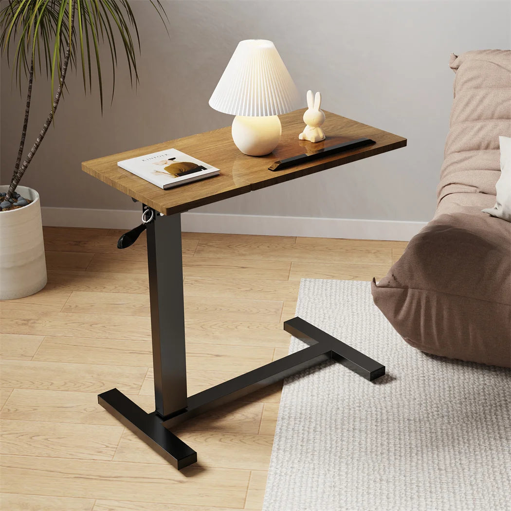 LUVODI Adjustable Overbed Laptop Desk – Rolling Bedside Table