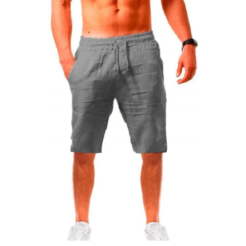 👖 Men’s Cotton-Linen Summer Shorts | Breathable & Stylish