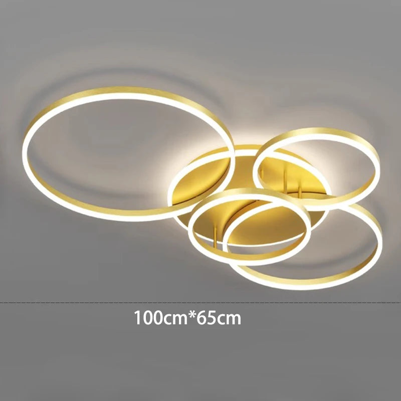 Nordic Smart LED Ceiling Light – Modern Home Illumination