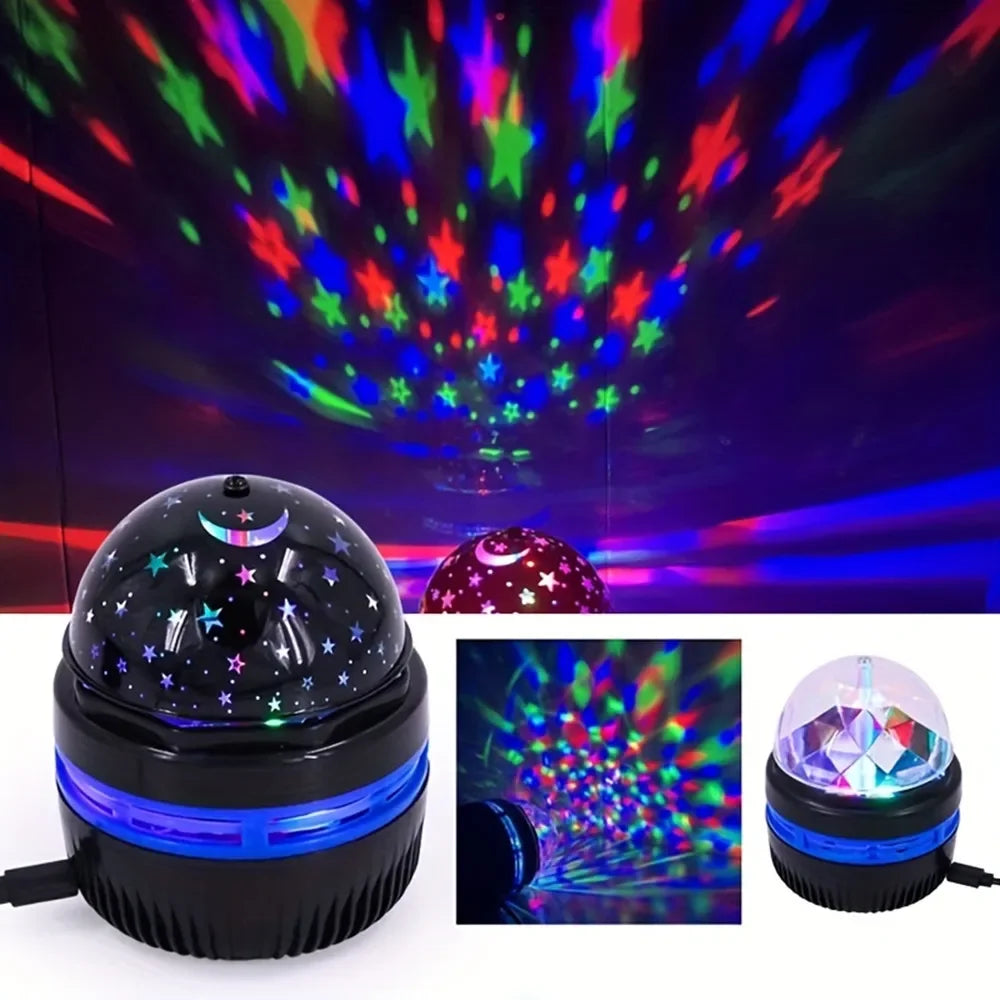 Northern Lights LED Starry Sky Projector – Remote Control Night Light for Home, Bedroom & Parties
