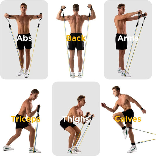 Heavy-Duty Booty Resistance Band Set – 300lb Glute & Leg Training Kit for Home Workouts