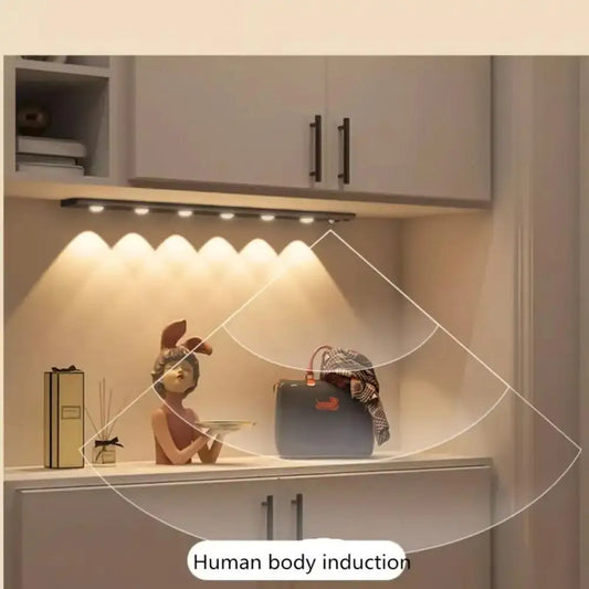 Wireless Motion Sensor LED Night Light – Ultra Thin, USB Rechargeable