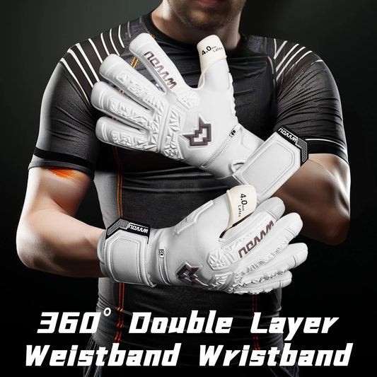 Elite Goalkeeper Gloves with Finger Protection – Adults & Youth | Pro Grip & Safety