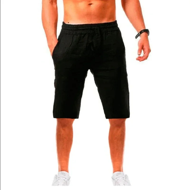 👖 Men’s Cotton-Linen Summer Shorts | Breathable & Stylish