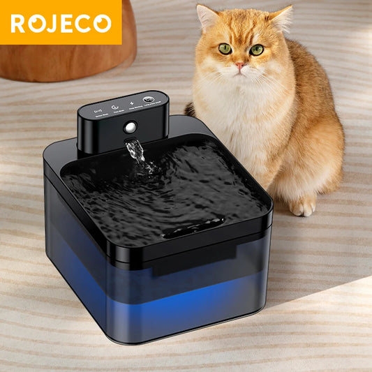 Wireless Smart Pet Water Fountain – Infrared Sensor