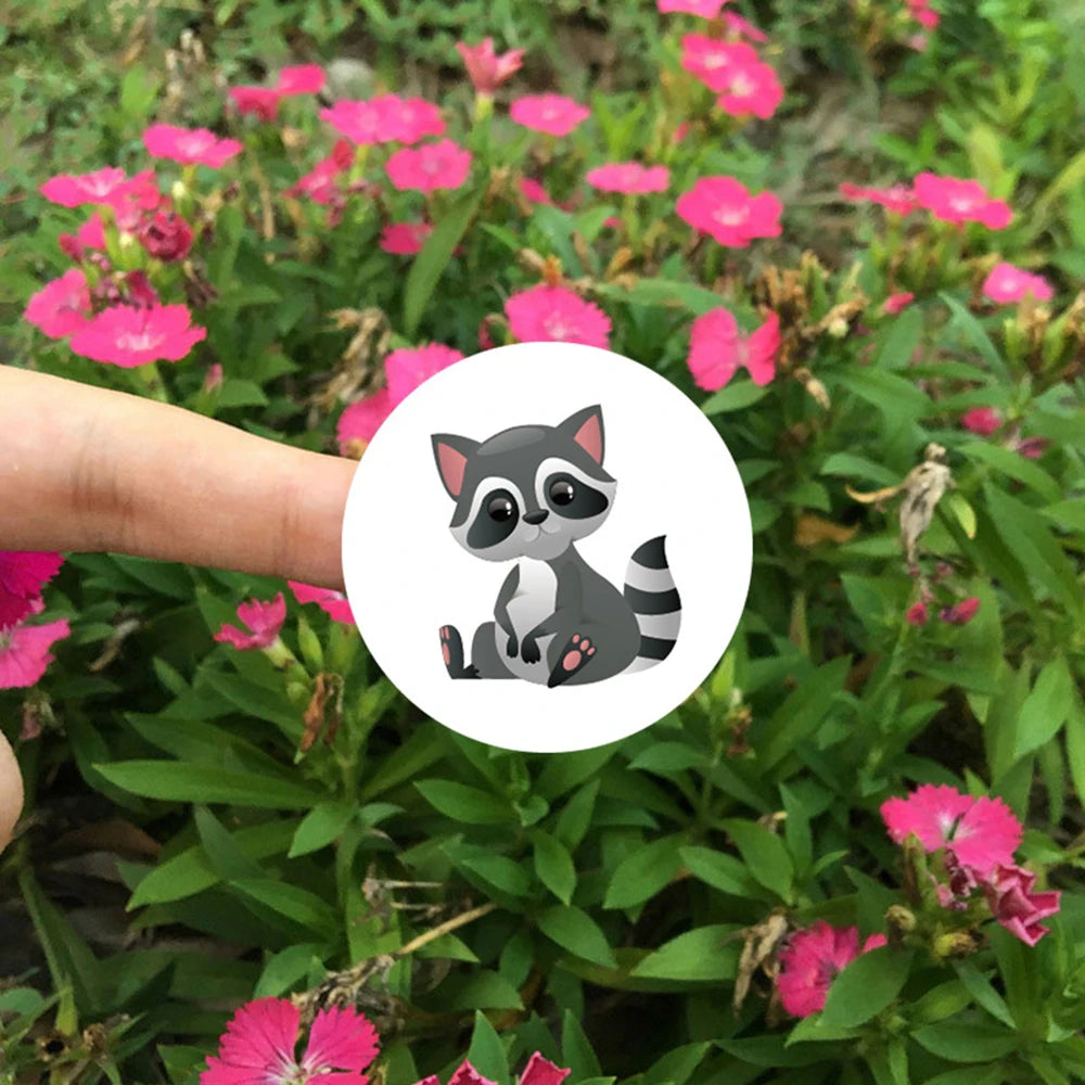 Animal Reward Stickers for Kids – 100-500pcs Cute Cartoon Motivation Stickers for Gifts & School