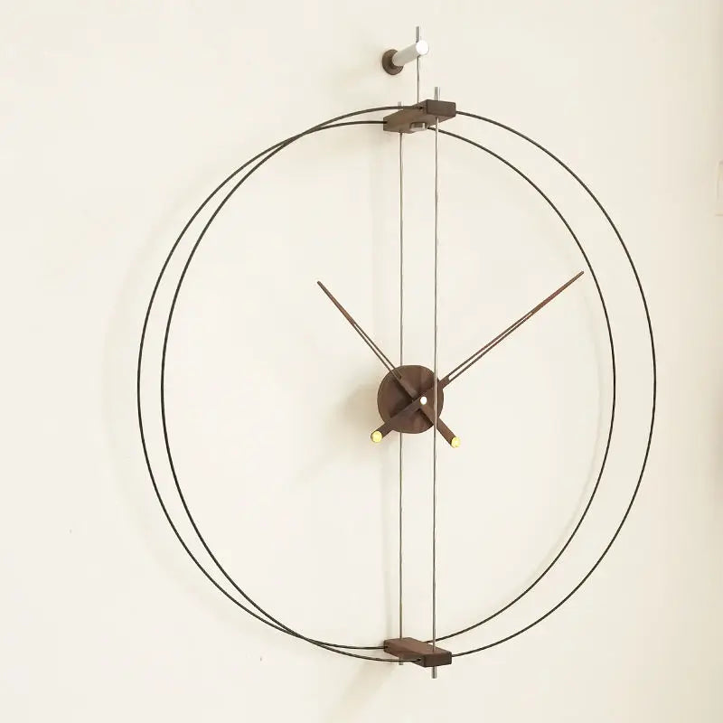 Nordic Luxury Wall Clock – Silent Quartz Clock for Living Room & Bedroom Décor