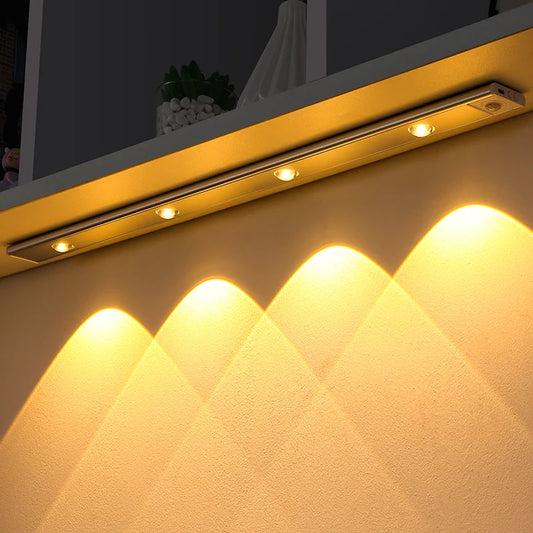 Wireless Motion Sensor LED Light – Ultra Thin, USB Rechargeable Night Lamp