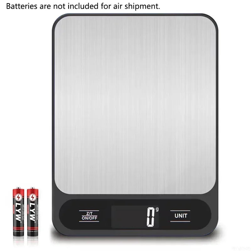 Smart Digital Kitchen Scale – USB Rechargeable & Waterproof