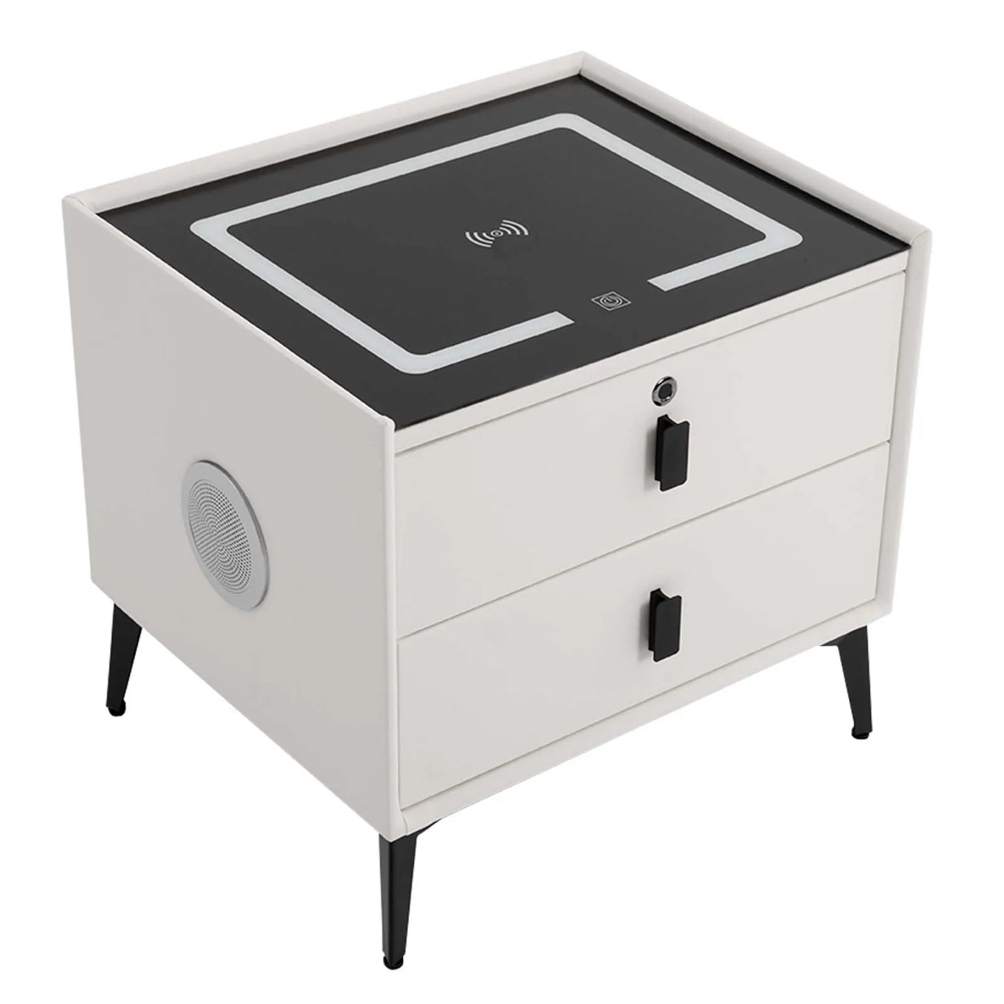 Smart LED Nightstand with Bluetooth & Wireless Charging