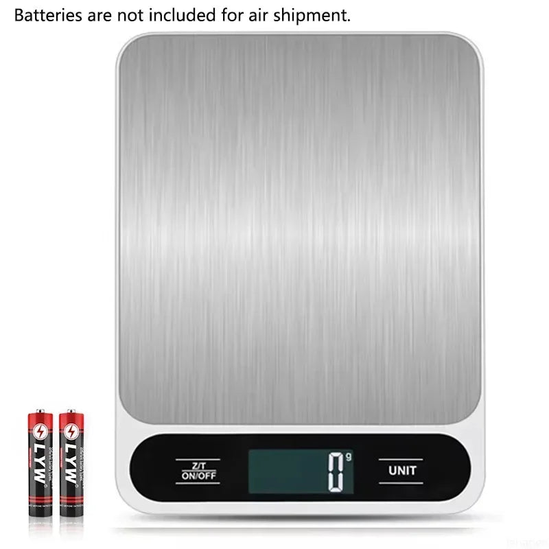 Smart Digital Kitchen Scale – USB Rechargeable & Waterproof