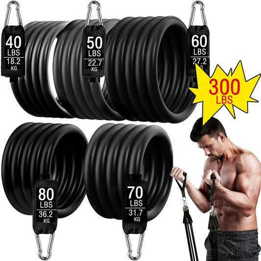 Heavy-Duty Booty Resistance Band Set – 300lb Glute & Leg Training Kit for Home Workouts