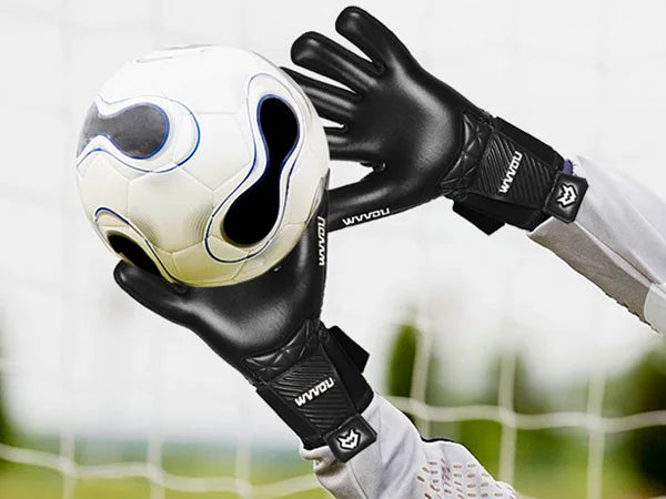 Pro Soccer Goalkeeper Gloves with 5 Removable Finger Saves – Adult & Youth Sizes