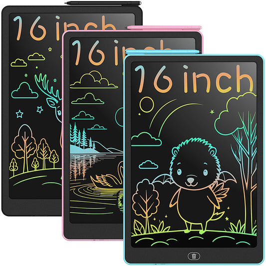 16″ Colorful LCD Drawing Pad – Kids Educational Tablet