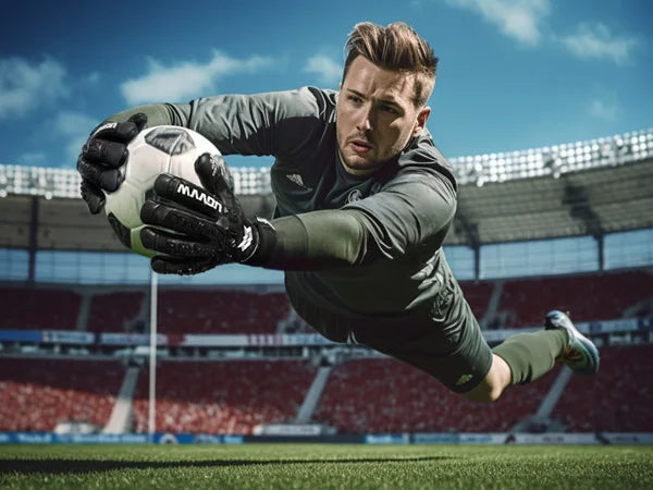Pro Soccer Goalkeeper Gloves with 5 Removable Finger Saves – Adult & Youth Sizes