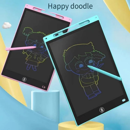 8.5″ Dual Pack Colorful LCD Doodle Tablet – Kids’ Travel Drawing Sets