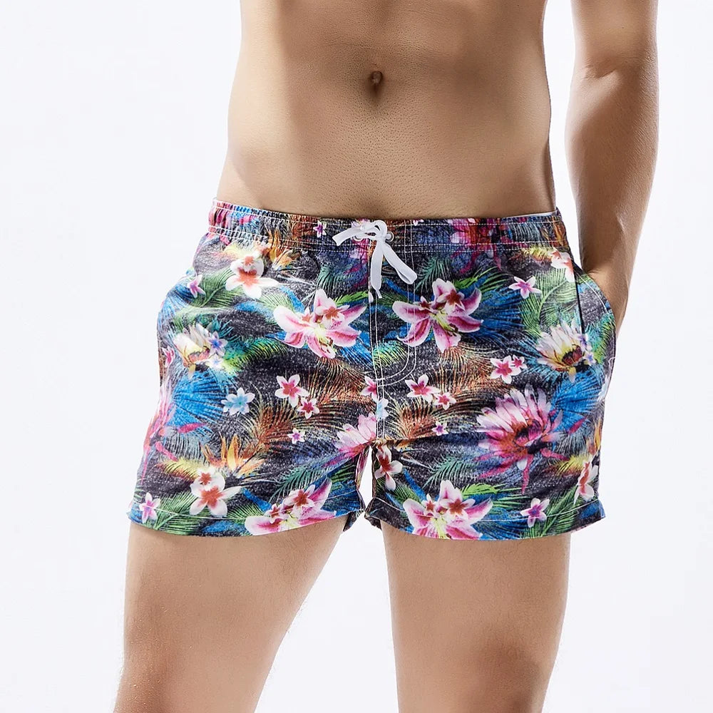 SEOBEAN Men’s Beach Board Shorts | Lightweight & Casual