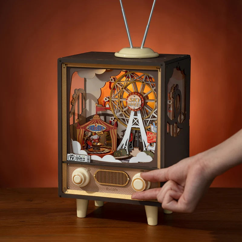 Sunset Carnival – DIY Wooden Music Box Puzzle for Kids & Adults